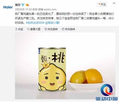 海尔有卖罐头是什么梗