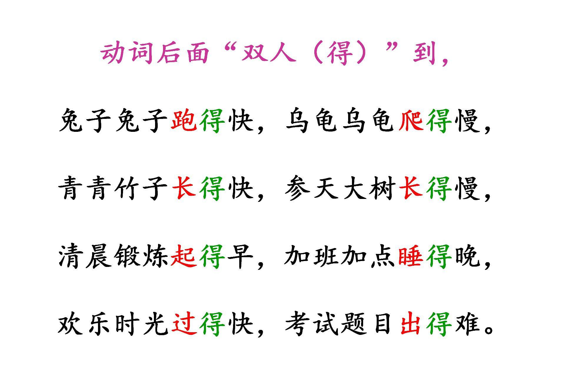 的和得和地区别及用法